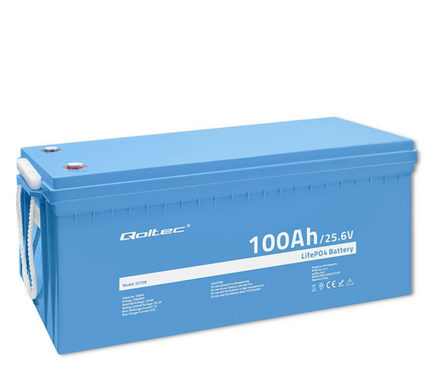 Qoltec Akumulator LiFePO4 25.6V 100AH 2560Wh BMS - 1168194 - zdjęcie